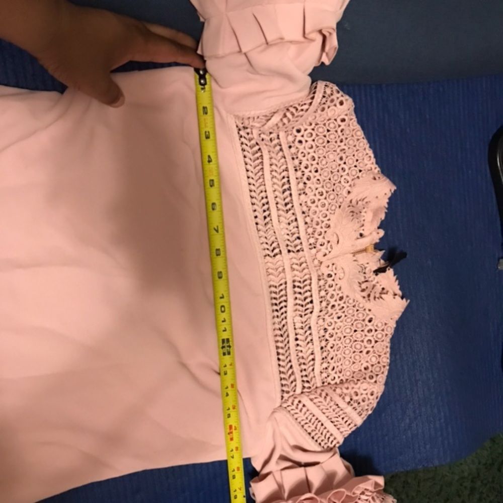 Ted Baker London Lucila Blush Pink Shift Mini Dress With Panels 4 - Picture 11 of 14